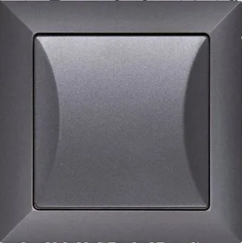 Stavebniny Timex Vypínač OPUS style č.6 grafit kompletní