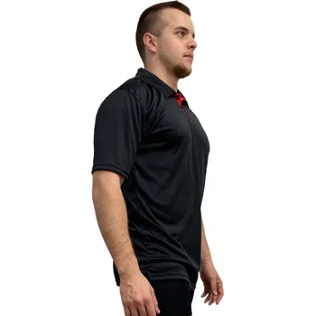 Pánské tričko GOLF NANO polokošile krátký rukáv .pánská .M .černá