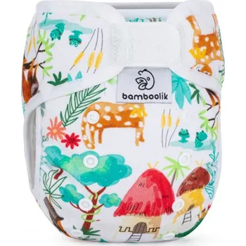 látková plena Biobavlněná kalhotková plenka s vkládací plenou - Safari, Bamboolik