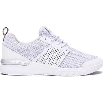 Dámské tenisky SUPRA boty - Scissor White/Silver-White (121)