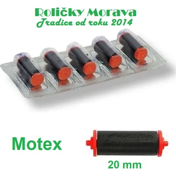 Etiketovací kleště Barvící váleček Motex 20 mm Barva: černá