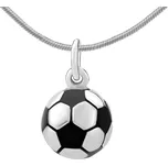 Stříbrný přívěsek fotbalový míč