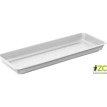 PLASTIA Miska pod truhlík GARDEN Barva: bílá, Velikost: 80 cm