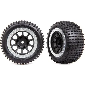 RC vybavení Traxxas kolo 2.2", disk šedý/chromovaný, pneu Alias (2) (zadní)