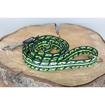 Vodítko pro psa Vodítko jednobarevné ROYAL (COLOR 1,2m, neon zelená)