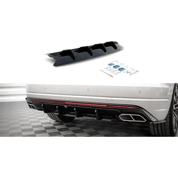 Nárazník Difuzor zadního nárazníku Volkswagen Touareg R-line Mk3 carbon look