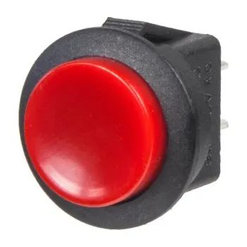 Tlačítko velké kulaté červené