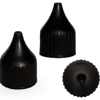 Uzávěr s aplikátorem k lahvičce na olej černý Lahev k uzávěru v sekci "Související zboží"