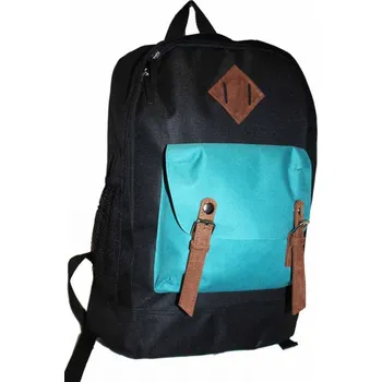 Městský batoh Nicole Brown Batoh JBBP 264 ČERNO/TYRKYS