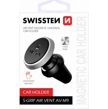 Držák do auta na větrací mřížku S-Grip M9 černo - stříbrný