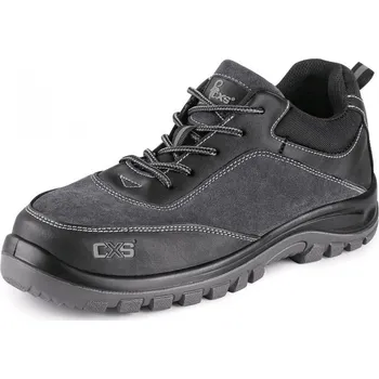 Pracovní obuv Canis CXS Obuv CXS PROFIT GAIN S1P s ocelovou špicí a planžetou, polobotka 212608381049 Černá/šedá 49