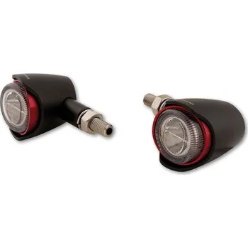 Osvětlení pro motocykl HIGHSIDER moto blinkry / koncové a brzdové světlo AKRON-X LED černé / červené