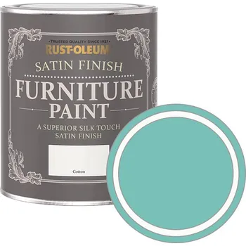 Lak na dřevo Saténová barva na nábytek Rust-Oleum Satin Finish Furniture Paint Barva: Teal/ modrozelená (Blaugrün), Balení: 125 ml
