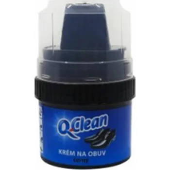 Kosmetika na nohy Q-CLEAN Krém na boty černý 50 ml