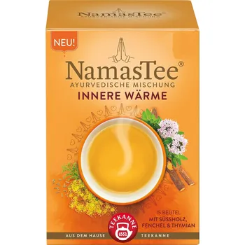 TEEKANNE NAMASTEE BYLINKOVÝ ČAJ INNERE WÄRME NĚMECKO!