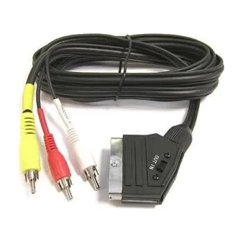 Audio kabel Ostatní Kabel SCART - 3x CINCH přepínatelný