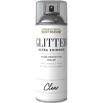 Barva ve spreji Bezbarvý ochranný lak ve spreji Rust-Oleum Glitter Clear Protective Sealer 400 ml