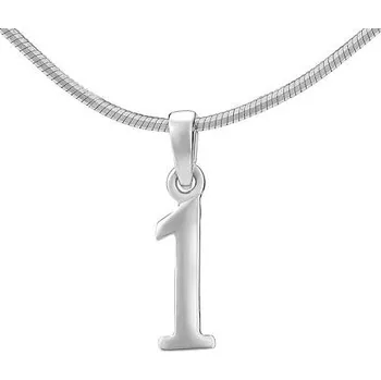 Přívěsek Stříbrný přívěsek číslo 1 - jednička PRM13672
