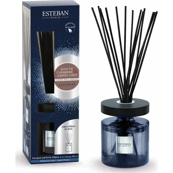 Aroma difuzér Esteban Paris Parfums Esteban Paris Parfums ELESSENS – CASHMERE WOOD & AMBERGRIS TYČINKOVÝ DIFUZÉR 200 ml