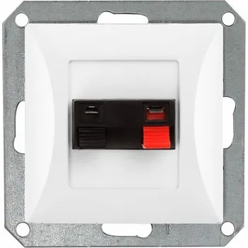 Stavebniny Timex Zásuvka Opus Style 1xAUDIO bílá