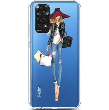 Pouzdro na mobilní telefon Kryt Xiaomi Redmi Note 11 silikon Lady 2 (obal neboli pouzdro na Xiaomi Redmi Note 11)