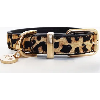 MILK&PEPPER Milkandpepper Obojek pro pro psy Leopard Velikost: 35x2 cm
