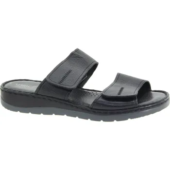 Dámské pantofle CAPRICE Dámské kožené černé pantofle 9-27150-28-022-255 Velikost 38