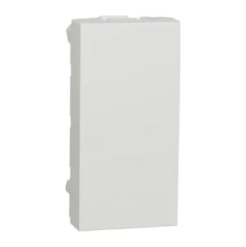 NU986520 Unica - Záslepka 1 modul, Bílá Antibakteriální,Schneider Electric