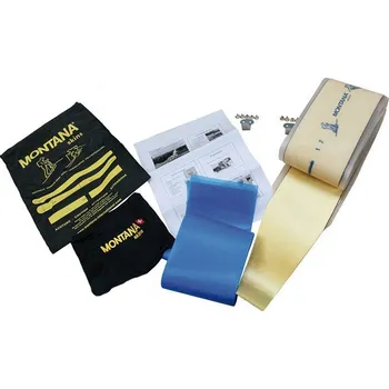 Snowboard JONES stoupací pásy - MONTANA Skins Mohair Black Split Mount. Twin Multi 157 (MULTI)