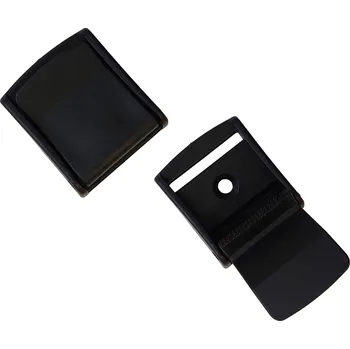 Plastová spona s aretací - 32mm, černá