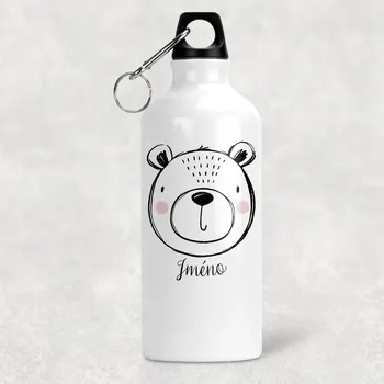 Sklenice Domovi Hliníková láhev se jménem Medvěd 500ml