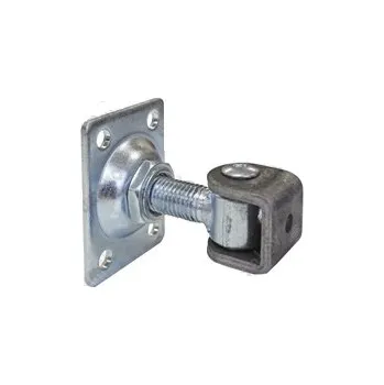 Pohon brány Stavitelný pant k přišroubování D4/53/M12 s kotevní deskou 75x55mm