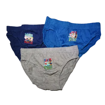 Chlapecké slipy s Paw patrol v balení po 3ks. 110 - 116