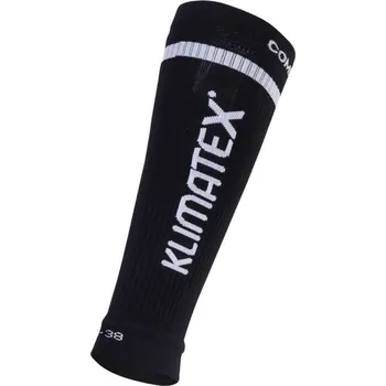 Cyklistické návleky Klimatex Kompresní návleky IWO černé