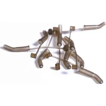 Rybářský háček RIDGEMONKEY RidgeMonkey: Rovnátko Connexion D-Rig Kickers Medium Organic Brown 10ks