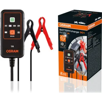 Nabíječka autobaterie Inteligentní nabíječka baterií 6/12V 1A Osram