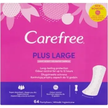 Menstruační vložka Carefree Plus Large slipové vložky 64 ks
