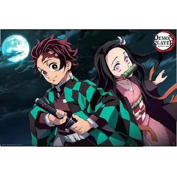 Plakát ABYstyle Plakát Demon Slayer - Tanjiro & Nezuko