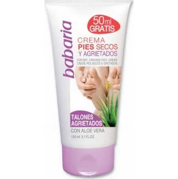 Kosmetika na nohy Babaria krém na suché a popraskané nohy s aloe vera 150 ml