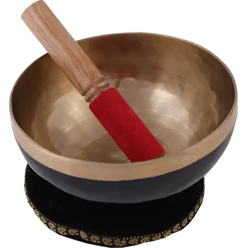 Relaxační hudba Tibetská mísa Black/Gold prům. 19 cm