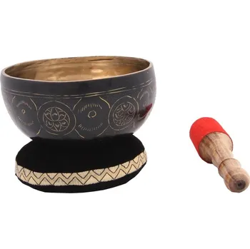 Relaxační hudba Tibetská mísa gravírovaná prům. 19 cm
