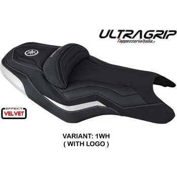 Moto sedlo TPZ Italia potah sedla Yamaha T-Max (08-16) MCN velvet ultragrip model potah sedla: s logem 5BE (blue)