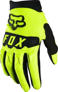 Moto rukavice Fox Racing Yth Dirtpaw YL MX22 fluo/žluté