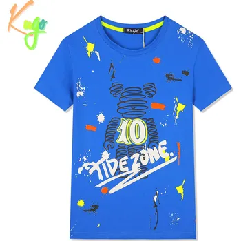 Chlapecké tričko - KUGO FC0272, modrá Barva: Modrá, Velikost: 164