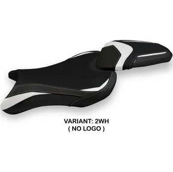 Moto sedlo TPZ Italia Potah sedla Triumph Street Triple (17-22) Sarzana 1 model potah sedla: bez loga 2WH (white)