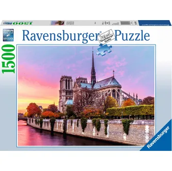 Puzzle Ravensburger Notre Dame Paříž 1500 dílků