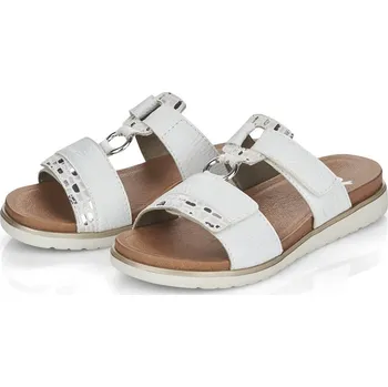 Dámské pantofle Dámské pantofle V5094-80 Rieker bílé Barva: weiss, Velikost: 40