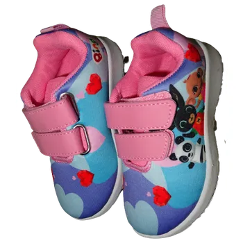 Dívčí tenisky Dívčí obuv s bílou podrážkou a králíčkem Bingem na suchý zip. 24