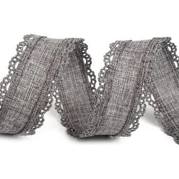 Stuha Stuha imitace juty šíře 35 mm s výsekem