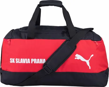 Sportovní taška Puma SK Slavia Praha červená/černá